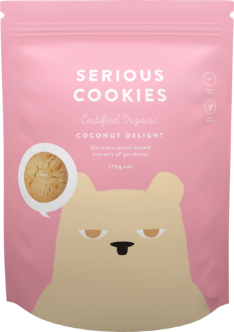 ** Serious Cookies Coconut Delight 170g