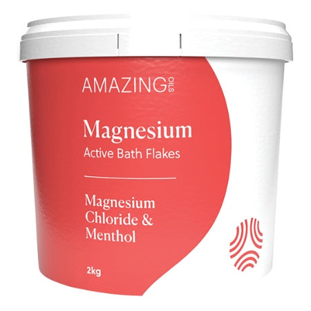 Amazing Oils Magnesium Active  Bath Flakes 2kg