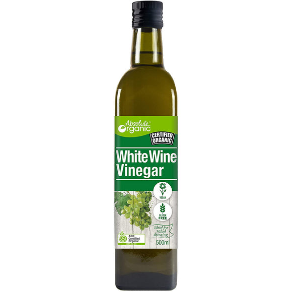 ** Absolute Organic White Wine Vinegar 500ml