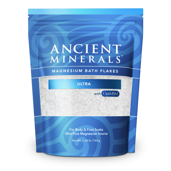 Ancient Minerals Magnesium Bath Salts Ultra (with MSM) 750g