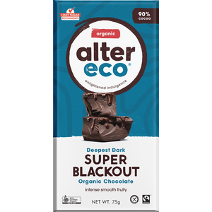 Alter Eco Super Blackout Organic Chocolate 90% 75g