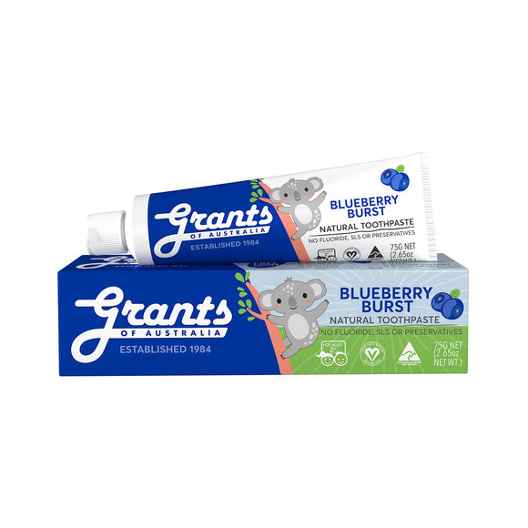 Grants Kids Natural Toothpaste Blueberry Burst 75g