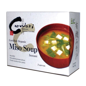 Carwari Organic Instant Miso Soup 6 serves 102g