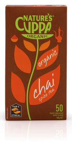 Nature's Cuppa Organic Chai Spiced Tea 60 tea bags