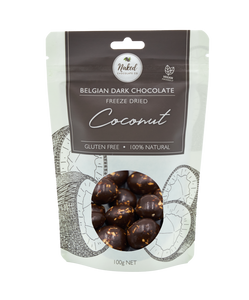 Naked Chocolate Co. Dark Chocolate Freeze Dried COCONUT 100g