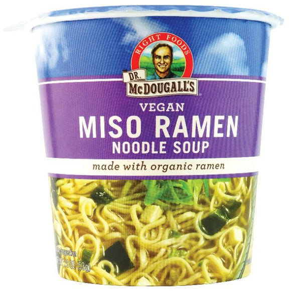 ** Dr McDougall's Big Cup Miso with Organic Noodles 54g