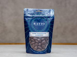 Ratio Cocoa Roasters Dark Chocolate Almonds 200g