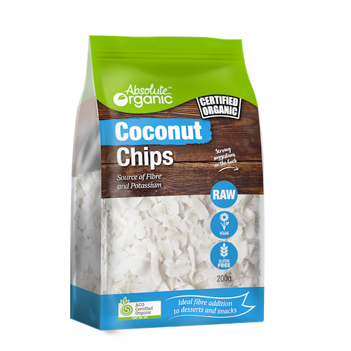 Absolute Organic Coconut Chips 200g