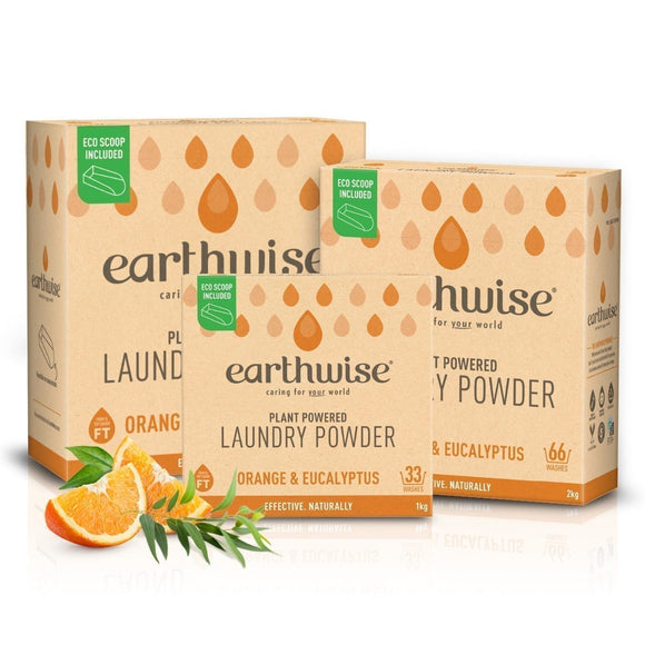 Earthwise Laundry Powder Orange & Eucalyptus 4kg