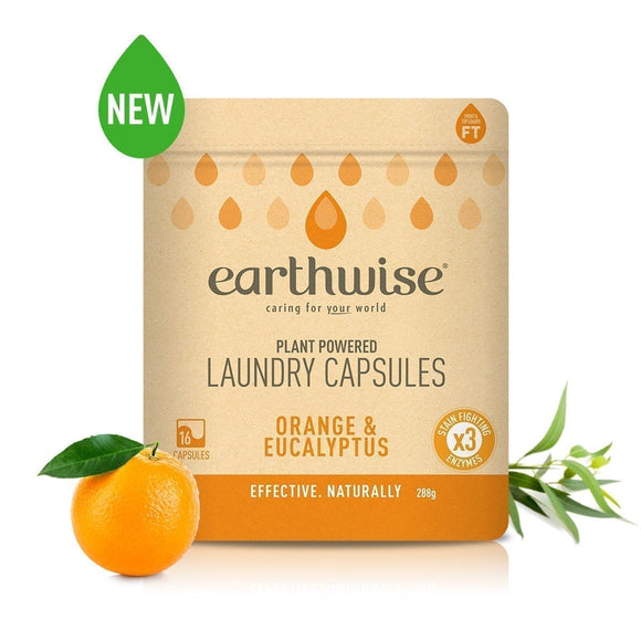 Earthwise Laundry Capsules Orange & Eucalyptus 16 capsules