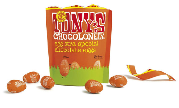 Tony's Chocolonely Easter Eggs Milk Caramel Sea Salt 178g