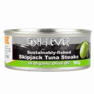 Fish4Ever Skipjack Tuna Steaks in Olive Oil 160g