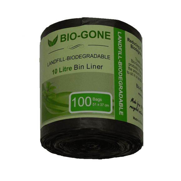 BioGone Landfill Biodegradable Rubbish Bags 10L 100pk