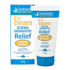 Grahams Natural C+ Cream Eczema & Dermatitis 120g