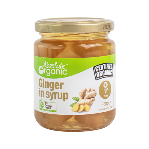 Absolute Organic Ginger in Syrup 330g