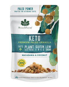 Brookfarm Keto Premium Paleo Granola Macadamia & Coconut 330g