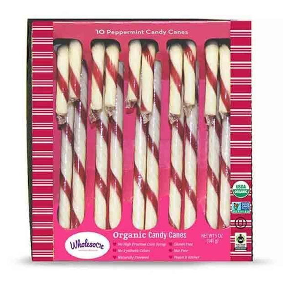 Wholesome Organic Candy Canes x10