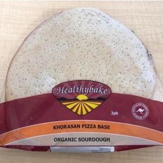 HB Organic Sourdough Khorasan Pizza Bases x2