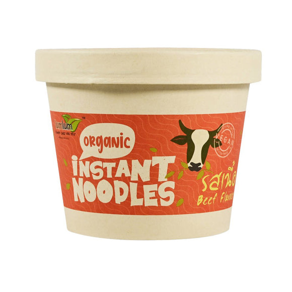 ** Lum Lum Organic Vegan Instant Noodle Beef Flavour 75g