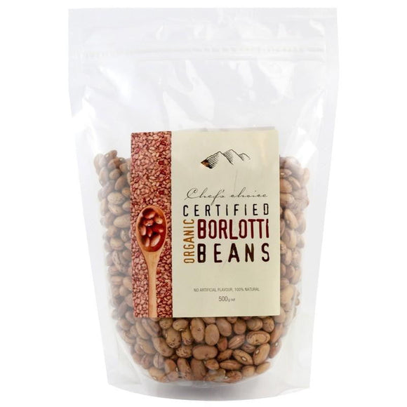 Chef's Choice Organic Borlotti Beans 500g