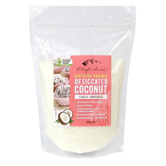Chef's Choice Organic Desiccated Coconut Fine 300g