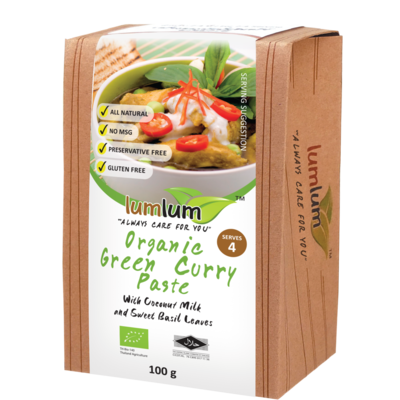 Lum Lum Organic Green Curry Paste 100g
