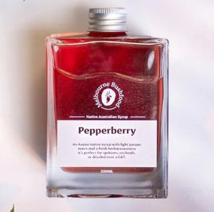 ** Melbourne Bushfood Pepperberry Syrup 200ml
