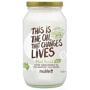 Niulife Organic Extra Virgin Coconut Oil 720ml