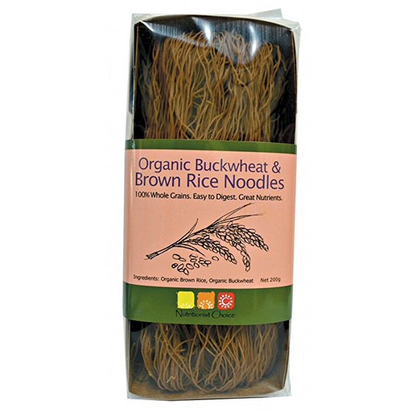 Nutritionist Choice Organic Buckwheat & Brown Rice Noodles 200g