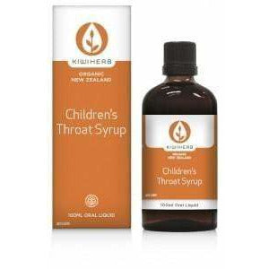 Kiwiherb Organic Children's Throat Syrup 200ml