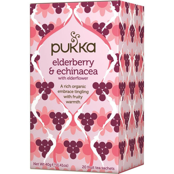 Pukka Elderberry & Echinacea 20 tea bags