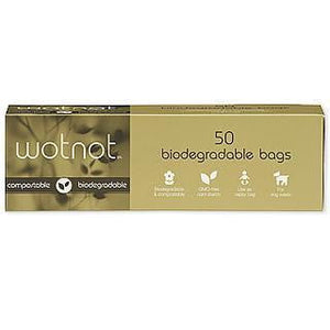 Wotnot Compostable Biodegradable Nappy Bags 50pk