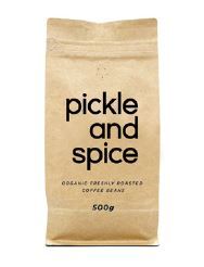 Pickle & Spice Premium Organic Coffee Beans 250g