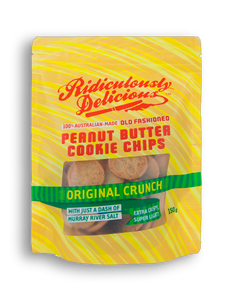Ridiculously Delicious Peanut Butter Original Crunch Cookie Chips 150g