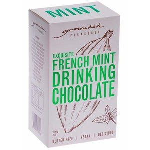 ** Grounded Pleasures French Mint Drinking Chocolate 200g