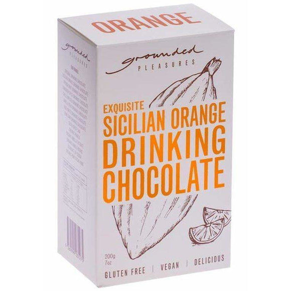 ** Grounded Pleasures Sicilian Orange Drinking Chocolate 200g