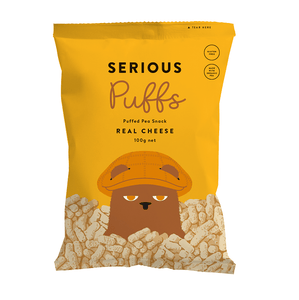 Serious Pea Puffs Real Cheese 100g