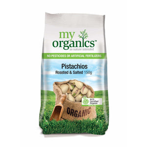 My Organics Pistachios Dry Roasted & Salted 150g