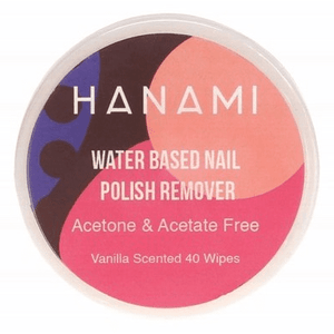 Hanami Water Based Nail Polish Remover Wipes x40