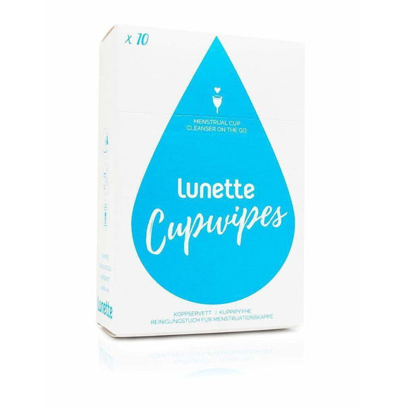 Lunette Menstrual Cupwipe Disinfecting Wipes x10