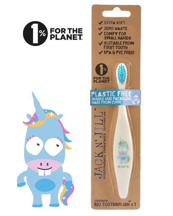 Jack N' Jill Bio Toothbrush for Kids UNICORN