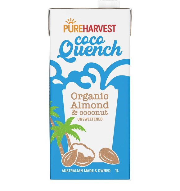 CocoQuench Organic Almond & Coconut Milk 1L