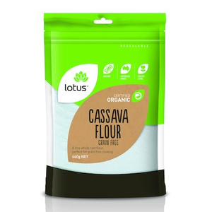 ** Lotus Organic Cassava Flour 660g