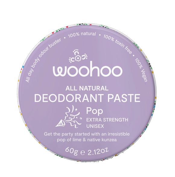 Woohoo Deodorant Paste POP Extra Strength Tin 60g