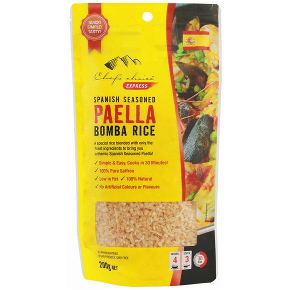 Chef's Choice Spanish Paella Bomba Rice 200g