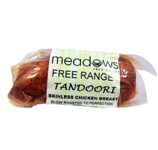 Meadows Free Range Tandoori Chicken Fillet 220g FROZEN