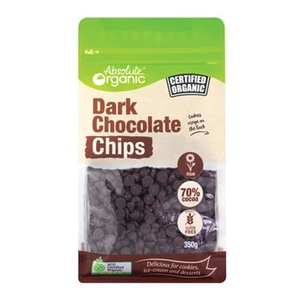 Absolute Organic Dark Chocolate Chips 70% 350g