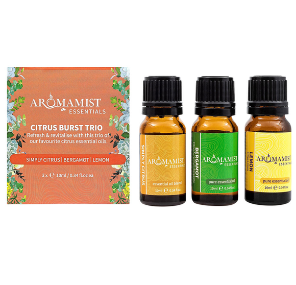 Aromamist Essential Oil Trio Citrus Burst 10ml x 3 Pack