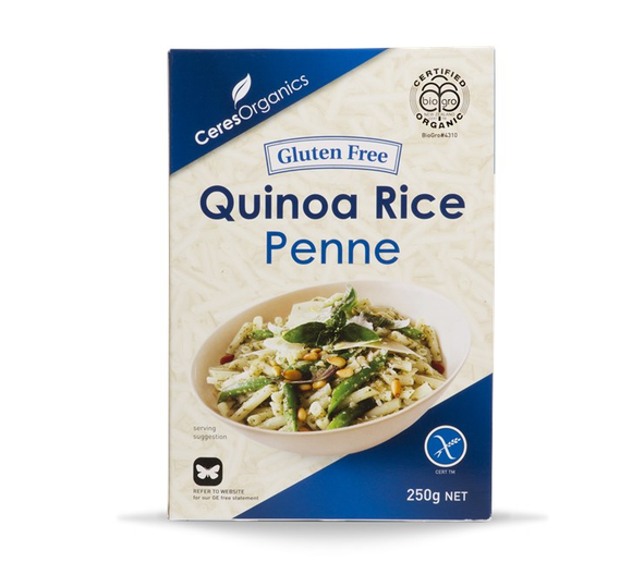 Ceres Organics Quinoa Gluten Free Pasta Penne 250g