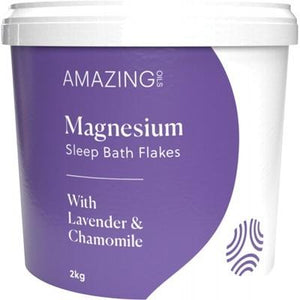 Amazing Oils Magnesium Sleep Bath Flakes 2kg